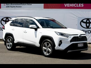 2020  Toyota RAV4 GXL (2WD) Hybrid Wagon (Glacier White) Used Car Thumbnail
